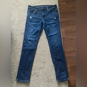 American Eagle NE(X)T LEVEL AIRFLEX Skinny Jeans Blue 34x34